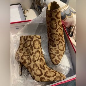 Vince Camuto Leopard Booties